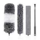 Conjunto Prático de Espanador Microfibra com Cabo Ajustável