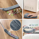 Conjunto Prático de Espanador Microfibra com Cabo Ajustável