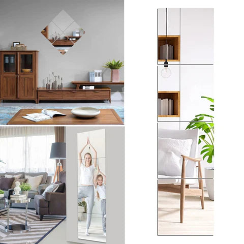 Transforme Seu Espaço com o Kit Espelho Adesivo MirrorFix