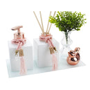 Conjunto Elegante de Acessórios para Lavabo com Bandeja