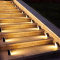 Ilumine Sua Escada Externa com Conforto – Kit de Luz LED Solar Impermeável StepGlow