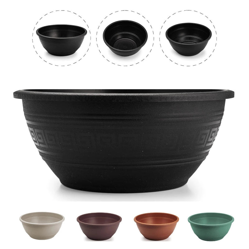 Conjunto de 15 Vasos Cuia para Rosa do Deserto - 6,6 Litros para Cultivar Beleza