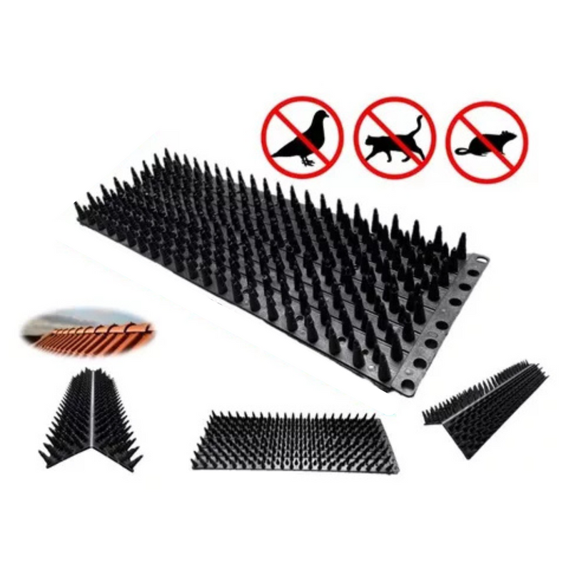 Conjunto de 3 Espículas para Repelir Pássaros e Animais