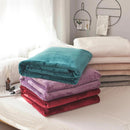 Conjunto de 4 Mantas Aveludadas em Microfibra para um Inverno Aconchegante