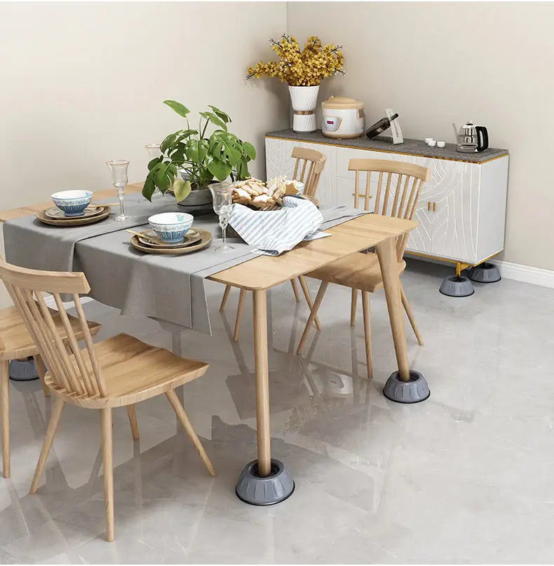 Conjunto de 4 Pés Antivibração Para Estabilidade da Sua Máquina de Lavar