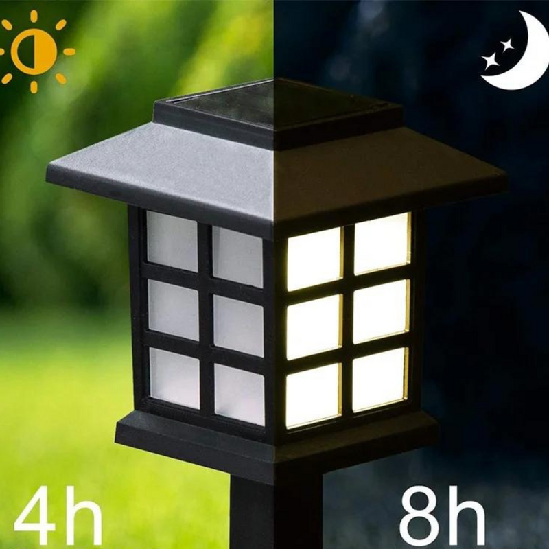 Lâmpada Solar Led Oriental Impermeável para Transformar Seu Jardim