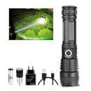 Lanterna Tática Americana com Super Zoom - Ilumine Seu Caminho com Clareza e Precisão