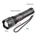 Lanterna Tática IPX6: Iluminação Confiável e Resistente para Aventures sem Limites