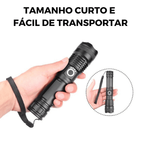 Lanterna Tática IPX6: Iluminação Confiável e Resistente para Aventures sem Limites