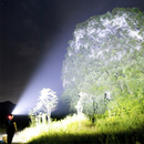 Lanterna de Cabeça Zoom Recarregável - Iluminação Potente para Aventura e Conforto