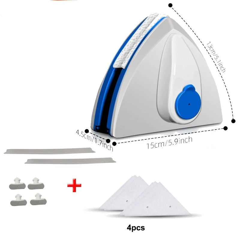 Limpador de Vidros Magnético Dupla Face - Praticidade e Clareza com Glass Master