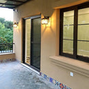 Arandela Retro de Parede à Prova d'Água para Ambientes Aconchegantes