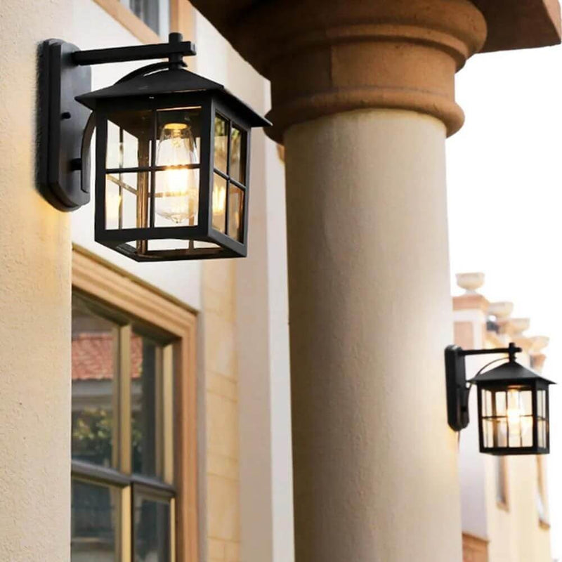 Arandela Retro de Parede à Prova d'Água para Ambientes Aconchegantes