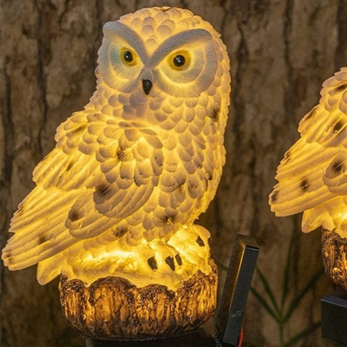 Iluminação Solar para Jardim com Design de Coruja: Beleza e Conforto à Sua Noite