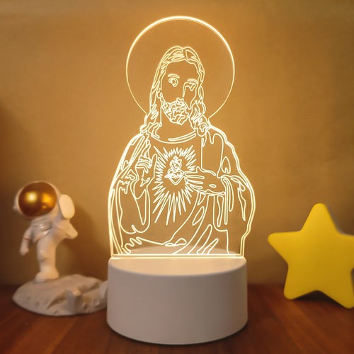Iluminação Aconchegante 3D para Espiritualidade - HolyGlow