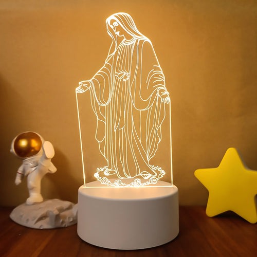 Iluminação Aconchegante 3D para Espiritualidade - HolyGlow