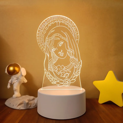 Iluminação Aconchegante 3D para Espiritualidade - HolyGlow