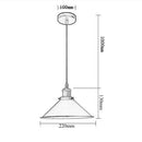 Ilumine Seu Espaço com Estilo Vintage - Luminária Pendente Retro de Metal