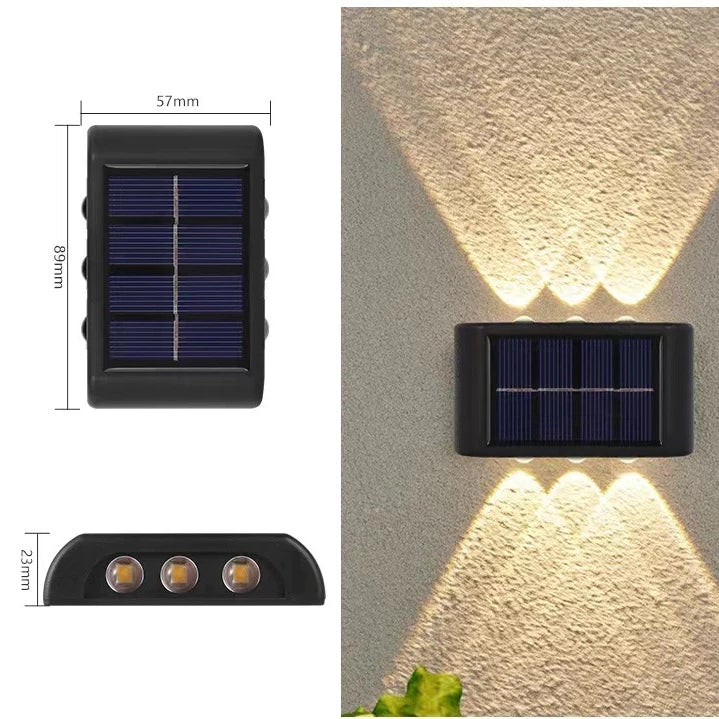 Iluminação Solar de Parede Resistente à Água - WallBright