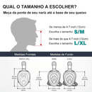 Máscara de Snorkel com Suporte Prático para Câmera GoPro