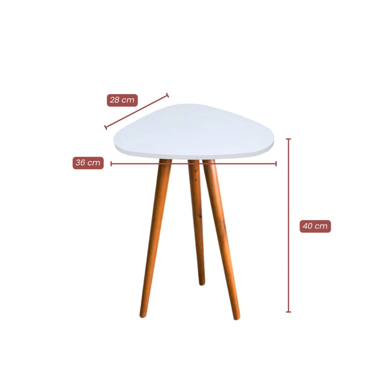 Mesinha Lateral Elegante com Pé Palito para Transformar Seu Espaço