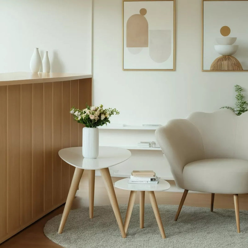 Mesinha Lateral Elegante com Pé Palito para Transformar Seu Espaço