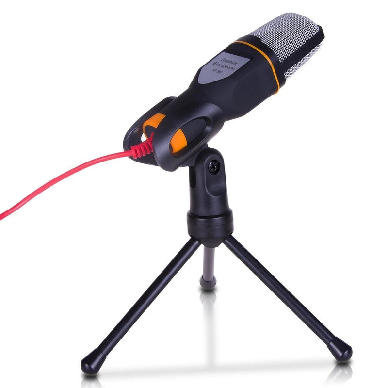 Microfone Condensador Profissional Com Tripé: Eleve Sua Experiência de Gravação