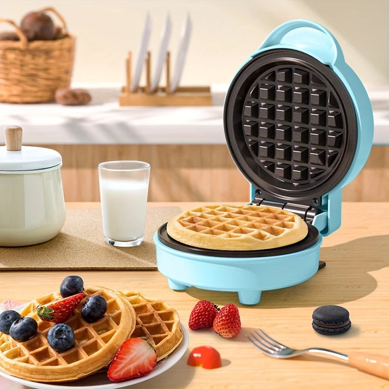 Mini Máquina de Waffles Elétrica Portátil 110V: Transforme Seu Café da Manhã com Praticidade e Sabor