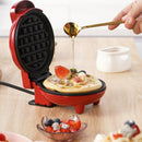 Mini Máquina de Waffles Elétrica Portátil 110V: Transforme Seu Café da Manhã com Praticidade e Sabor