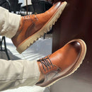 Mocassim Masculino Loafer Tratorado Caramelo