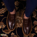 Mocassim Masculino Tratorado Marrom Rústico