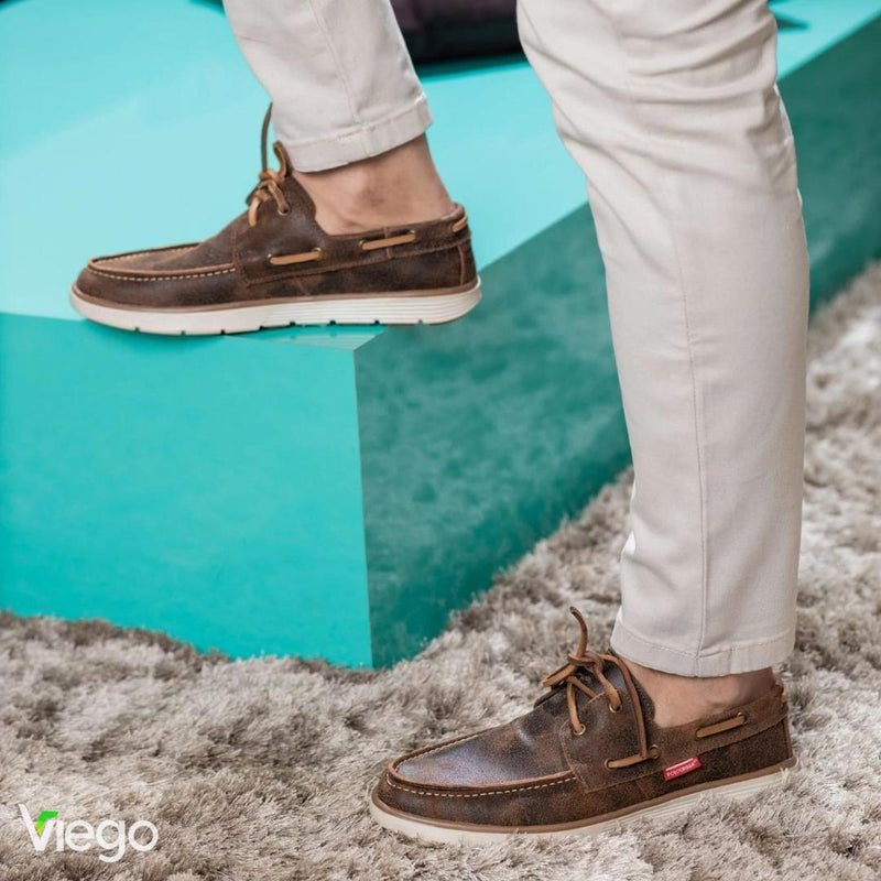 Mocassim Masculino Couro Legítimo Café