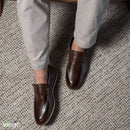 Mocassim Masculino Marrom em Couro Dolph