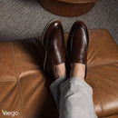 Mocassim Masculino Marrom em Couro Dolph