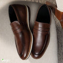 Mocassim Masculino Marrom em Couro Dolph