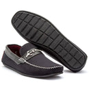 Mocassim Masculino Preto De Camurça Navy