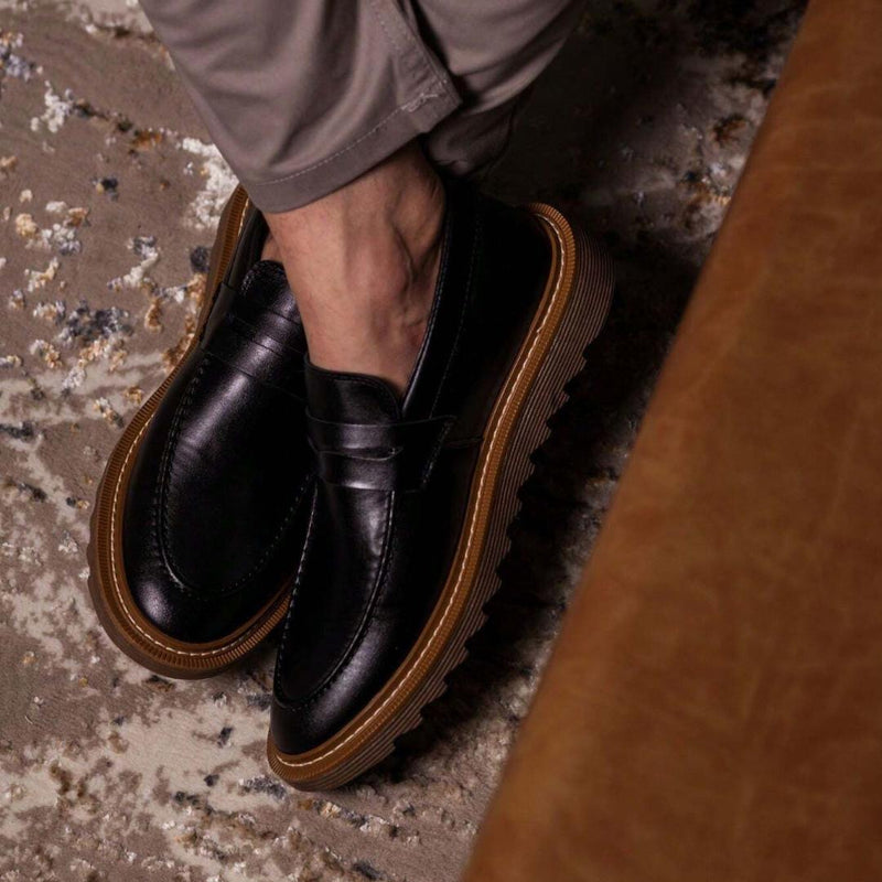 Mocassim Masculino Tratorado Couro Rústico