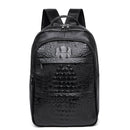 Mochila Masculina Couro de Crocodilo Genuíno