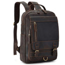 Mochila Masculina de Couro Genuíno Vulkan