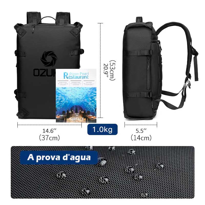 Mochila Para Motoqueiro Modelo Adventure