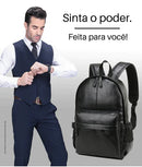 Mochila De Couro Masculino À Prova d'água