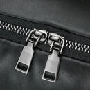 Mochila Masculina de Couro Genuíno Retrô