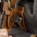 Mochila Masculina de Lona Estilo Vintage