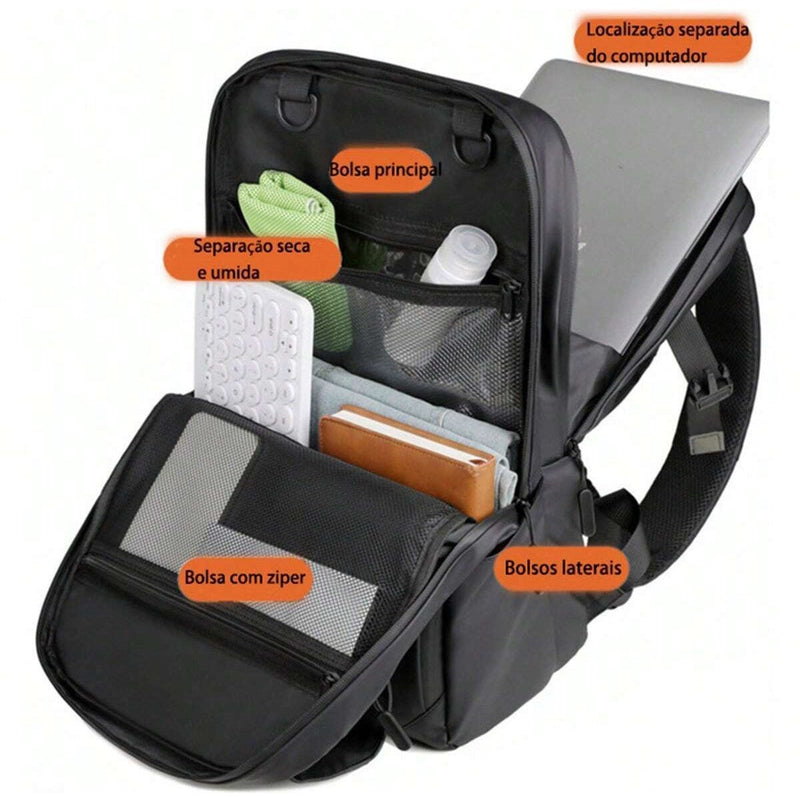 Mochila Masculina Impermeável Reforçada Viego