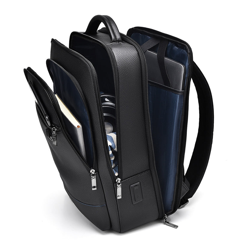 Mochila Masculina Notebook de Couro - Office