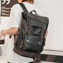 Mochila de Couro Masculino Rústica