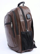 Mochila de Couro Masculina para Notebook | Flow