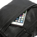 Mochila de Couro Masculino Carbono