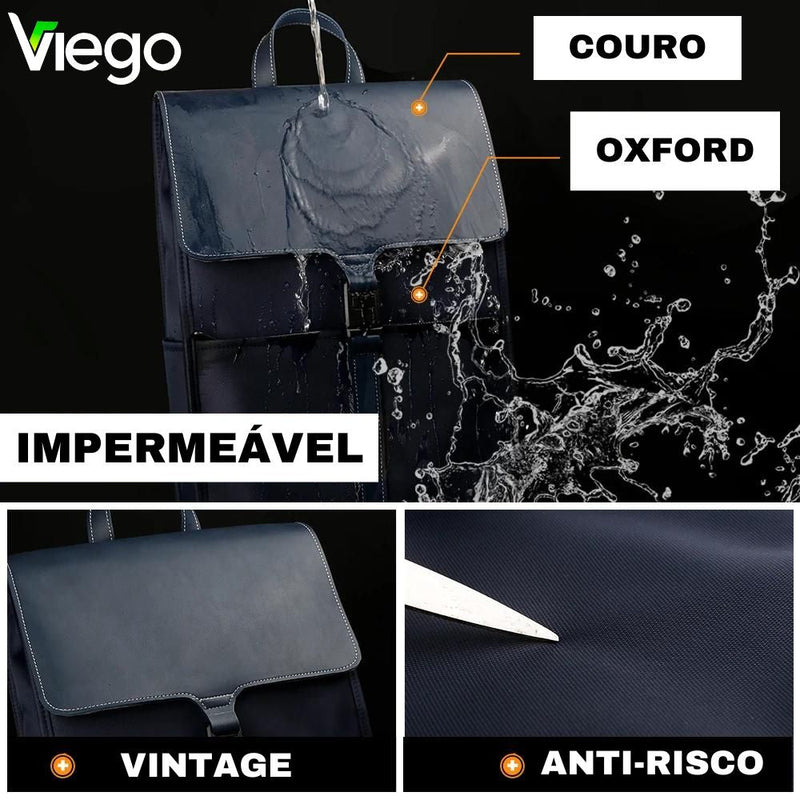 Mochila para Notebook Impermeável Vintage