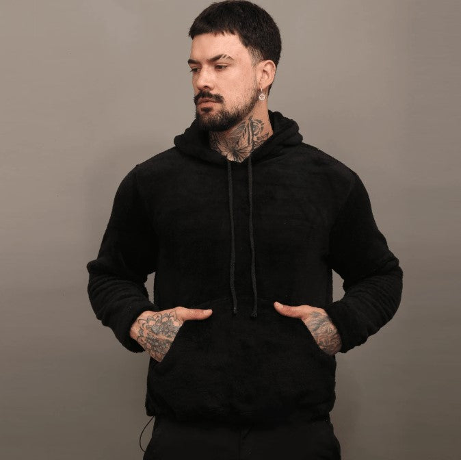 Moletom Canguru Masculino Pelúcia com Capuz Ultrasolft